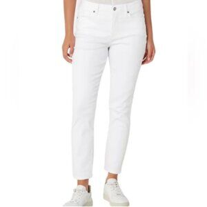 NYDJ  Alina Convertible Ankle White Jeans size 12